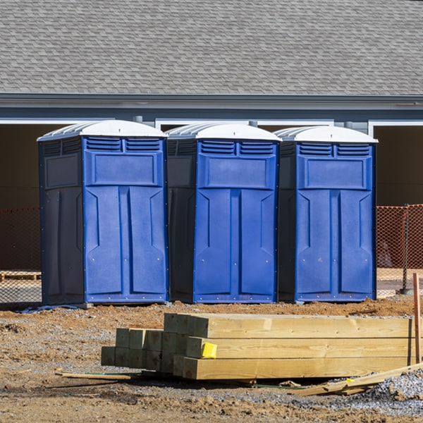 how do you ensure the porta potties are secure and safe from vandalism during an event in Milton Center